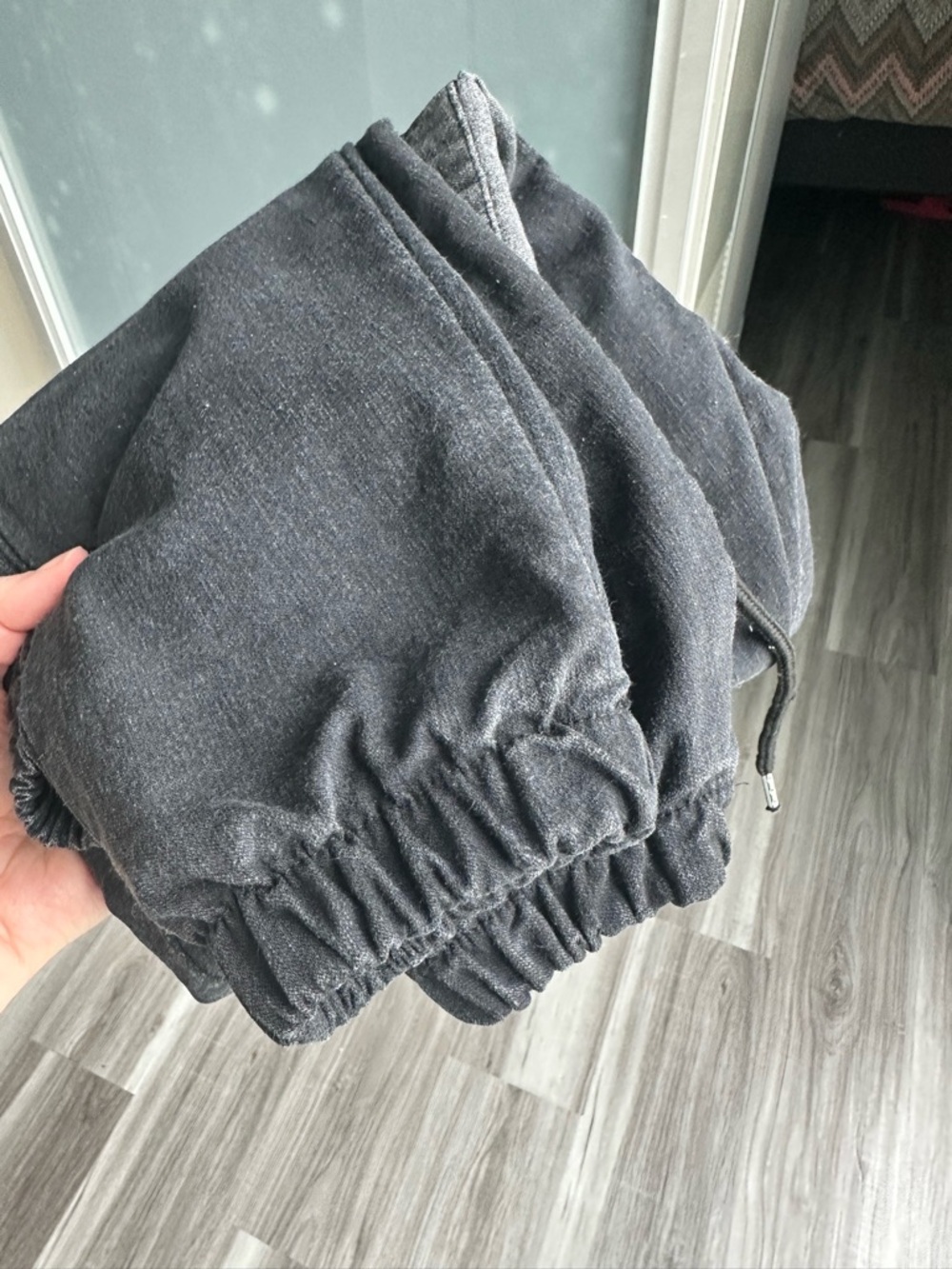 Fear of God Inspired Jogger Jeans Skull Graphic Streetwear Denim Faded Black Sz8 - Picture 12 of 13